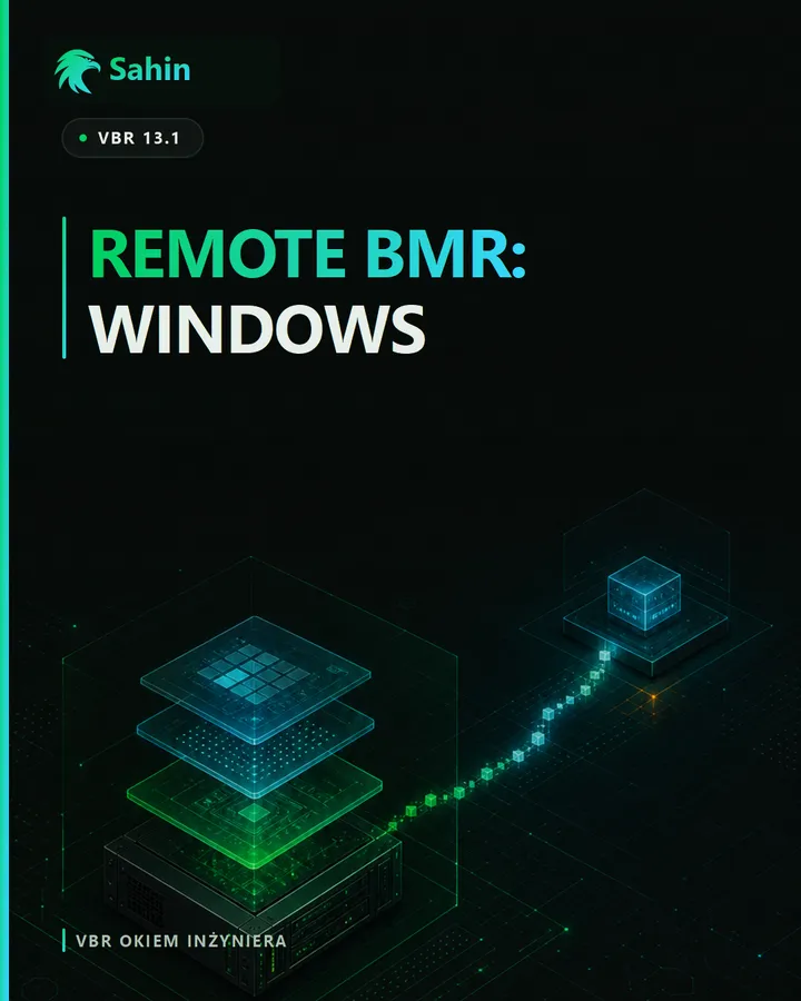 Zdalne Bare Metal Recovery systemu Windows w VBR 13.1